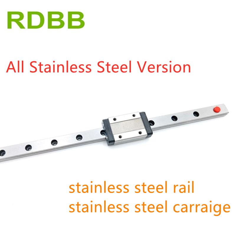 Linear Rail Mgn12H Set - 440C Stainless Steel Rails and Carriage