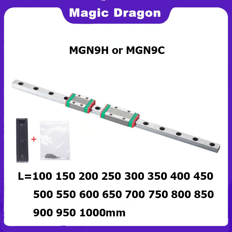 NEW 9mm Linear Guide MGN9 100  - огляд і ціна Linear Rail Mgn12H Set
