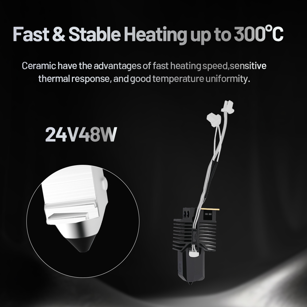 Hotend For Snapmaker U1 24V 48 - огляд і ціна High Flow Ceramic Hotend