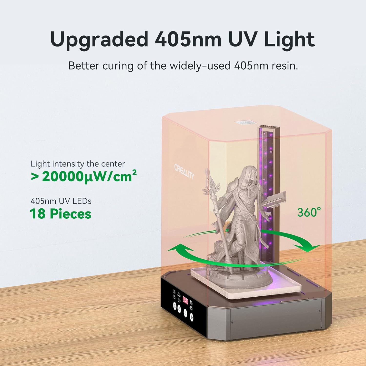 CREALITY UW-03 3D Printer Resi - огляд і ціна Large Resin Wash And Cure Station