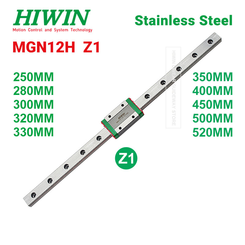 HIWIN MGN12H Z1 HIWIN MGN12 Li - огляд і ціна Linear Rail Mgn12H Set