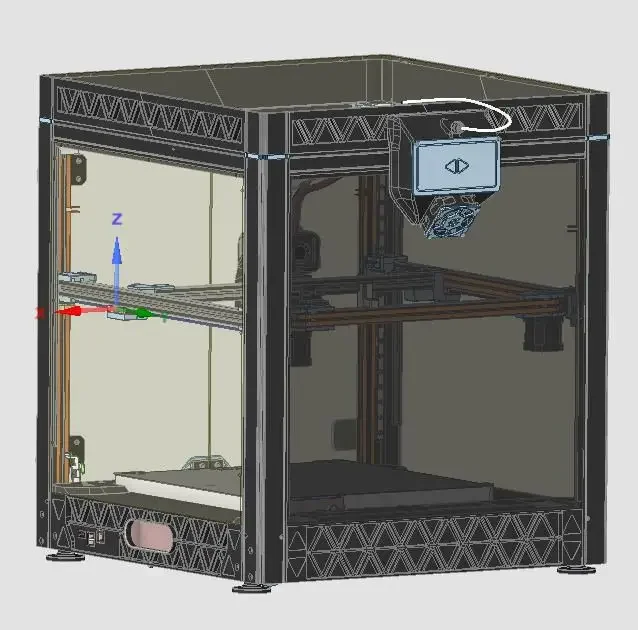 Sovol SV08 Full PC Enclosure K - огляд і ціна Corexy 3D Printer Kit