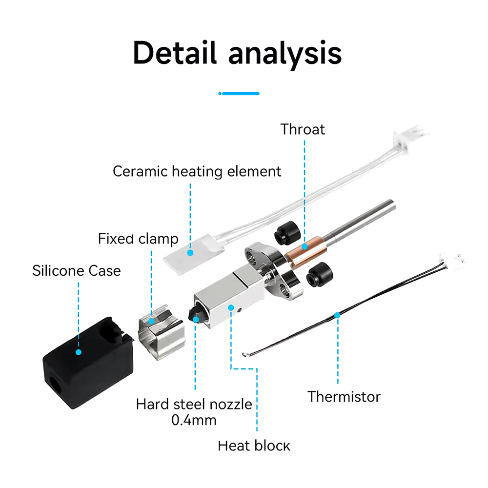 Latest Ceramic Heating Block K - огляд і ціна High Flow Ceramic Hotend